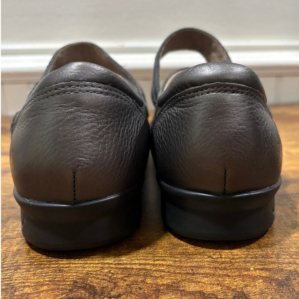 Taos Red Willow EU 40 US 9 Leather Mary Jane Shoes Metallic Gray Comfort Walking - Picture 8 of 14